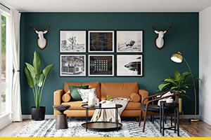 How paint can shape a room